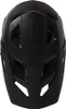 A black helmet viewed from the front. Produktbild-Vorschau