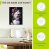 ARTland Leinwandbild Schöne Blumenkönigin Größe: 45x60 cm Produktbild-Vorschau 2