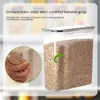 JustValue Voorraadpotten - Voorraadbussen Set 4-Delig - 4L Productafbeelding-voorbeeld 3