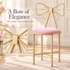 WISFOR Chaise de coiffeuse, tabouret avec dossier nœud, Voir les images du produit 2