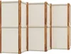 vidaXL 6-tlg. Paravent Hellgrau 420x180 cm Produktbild-Vorschau 3