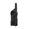 A black Motorola walkie-talkie is shown in a side profile against a white background. Produktbild-Vorschau