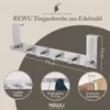 Türgarderobe Edelstahl mit 6 Haken Produktbild-Vorschau 2