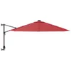 Wand-Sonnenschirm mit LEDs Knallrot 290 cm , Markisen Produktbild-Vorschau 4