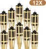 Jayseuw 12x zahradní svítilny sada svítilny pochodeň olej Náhled obrázku produktu 8