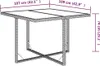 vidaXL 5-tlg. Garten-Essgruppe mit Kissen Poly Rattan Produktbild-Vorschau 6