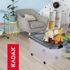 Plastový kontajner KADAX s kolieskami, úložný box, úložný Náhľad obrázku produktu 4