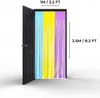 2 Stück Lametta Vorhänge Regenbogen Glitzer Hintergrund Produktbild-Vorschau 2
