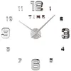 Große moderne Wanduhr | Wandtattoo XL XXL Analog 130 cm | Produktbild-Vorschau 1