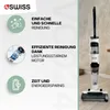 A vacuum cleaner is shown next to descriptive text and icons highlighting its features. Náhľad obrázku produktu