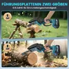 Akku Kettensäge 8+6 Zoll mit Kettenschmiersystem 2x Akku Produktbild-Vorschau 4