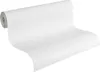 A roll of white textured wallpaper is shown against a white background. Produktbild-Vorschau