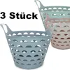 3 er Set Flexibler Korb Wäsche Flaschen Garten Plastik Produktbild-Vorschau 1