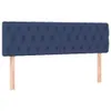 vidaXL Boxspringbett mit Matratze Blau 160x200 cm Stoff -  Produktbild-Vorschau 7