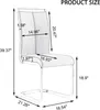 A diagram of a chair with dimensions indicated by lines and numbers. Produktbild-Vorschau