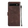 Pouzdro pro Google Pixel 6A 5G vyražené Flip kožené Náhled obrázku produktu 4