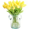 Gefälschte Blume Tulpe,Real Touch,Gelb Produktbild-Vorschau 1