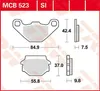 Sada brzdových destiček, kotoučová brzda TRW MCB523 Náhled obrázku produktu 1
