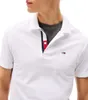 Elegantes Herren Kurzarm-Poloshirt in Weiß mit Applikation Produktbild-Vorschau 8