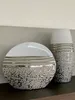 GILDE Vase, "St.Louis", gestreift, Keramik, silberfarben, Produktbild-Vorschau 4