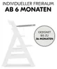 Hauck Alpha Wooden Tray -syöttötuolin tarjotin, Grey Anteprima dell’immagine prodotto 3