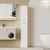 Armoire de salle de bains blanche de 180 cm, armoire à Voir les images du produit 6