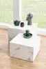 Couchtisch Set Würfel (2 Stück, 58x58x40 cm) - weiße Marmor Produktbild-Vorschau 9