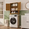 BEALIFE Badezimmerschrank 66x23x170 cm | In Holzoptik mit Produktbild-Vorschau 7