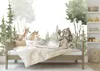 Muralo Vlies Fototapete Für Kinderzimmer WALDTIERE Blumen Produktbild-Vorschau 8