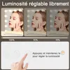 ZMH Miroir de maquillage Miroir cosmétique à intensité Voir les images du produit 7