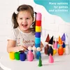 Ulanik Montessori Holzsortierspiel "Steckpuppen 12 Stück" Produktbild-Vorschau 6