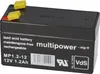 Multipower Batterie au plomb MP1,2-12 Pb 12V 1,2Ah VdS Voir les images du produit 4