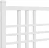 Ersatz-Kopfteil Metall Weiß 107 cm Produktbild-Vorschau 5
