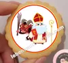 Nikolaus Krampus Aufleger  4 Motive im Set essbar für Produktbild-Vorschau 2