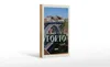 Holzschild Reise 12x18cm Porto Portugal Brücke Ponte Dom Produktbild-Vorschau 1