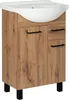 A bathroom vanity with a sink and cabinet. Podgląd zdjęcia produktu
