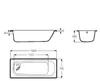 sanicomfort Badewannenset 160x70 cm aus Stahl-Email | 2,4 Produktbild-Vorschau 3