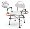 Silla de ducha giratoria VEVOR con reposabrazos y respaldo, Vista previa de la imagen del producto 1