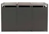 A three-bin trash receptacle enclosure. Náhled obrázku produktu
