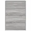 The Living Store Sideboards 2 Stk. Grau Sonoma 60x31x84 cm Produktbild-Vorschau 6