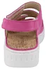 WALDLÄUFER H Willow Damen Sandale pink Velourleder - Größe: Produktbild-Vorschau 3