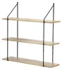 Wandregal mit 3 Ebenen, Holzoptik, L 60 cm Produktbild-Vorschau 1