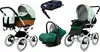 Babylux® Classic White | 4in1 Kinderwagen Set | Green Daisy Produktbild-Vorschau 1