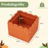 COSTWAY 2er Blumenkübel wetterfest mit Abflusslücken, Produktbild-Vorschau 3