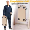 TWOLIIN 2 Stück Transportroller 580 x 290 x 108mm Produktbild-Vorschau 6