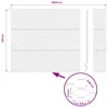 vidaXL Lasdraad omheining, 1,4 x 50 meter, PVC, grijs Productafbeelding-voorbeeld 8