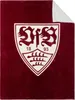 VfB Stuttgart Sherpadecke royal 150x200 cm offizieller Produktbild-Vorschau 2