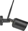 A black outdoor security camera with an antenna is shown against a white background. Podgląd zdjęcia produktu