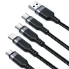 Cavo USB 4 in 1 - Ricarica e Trasferimento Dati 1,2m - Nero Anteprima dell’immagine prodotto 7