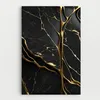 ARTHUB® Leinwandbild 80x120 cm, Black Square Marble | Produktbild-Vorschau 1